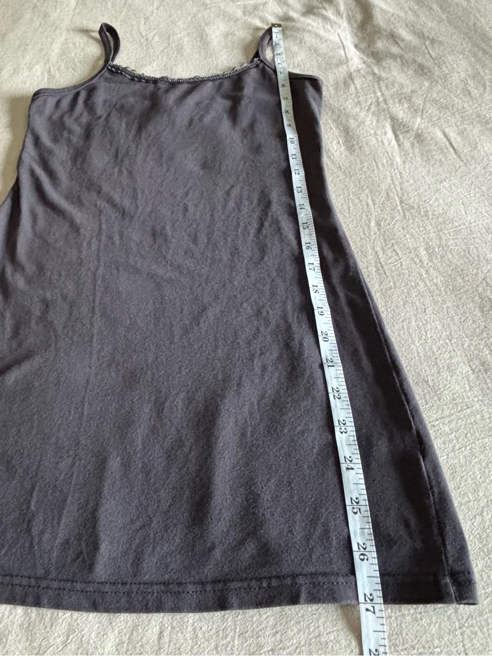 BKE Boutique Charcoal Embellished Cami Tank Top Medium Made in Canada - Picture 7 of 8